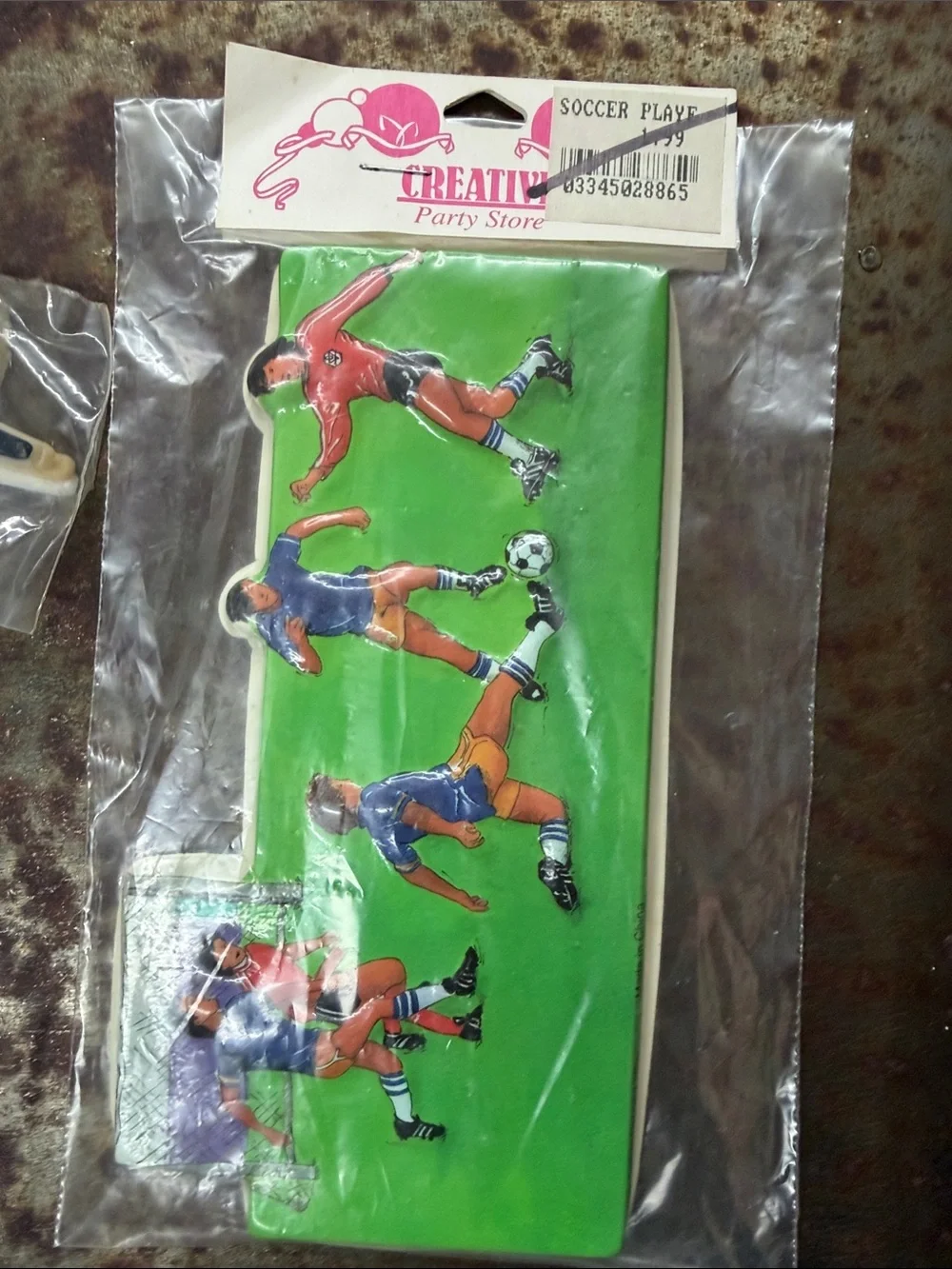 Vintage Assorted Sports Theme Cake Toppers Lot, Including Soccer,Skiing, Karate